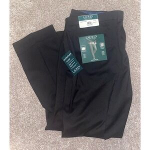 Lauren Ralph Lauren Ultra Flex Performance Stretch Black Dress Pants Mens 42x30